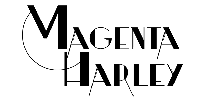 Magenta Harley Logo Design